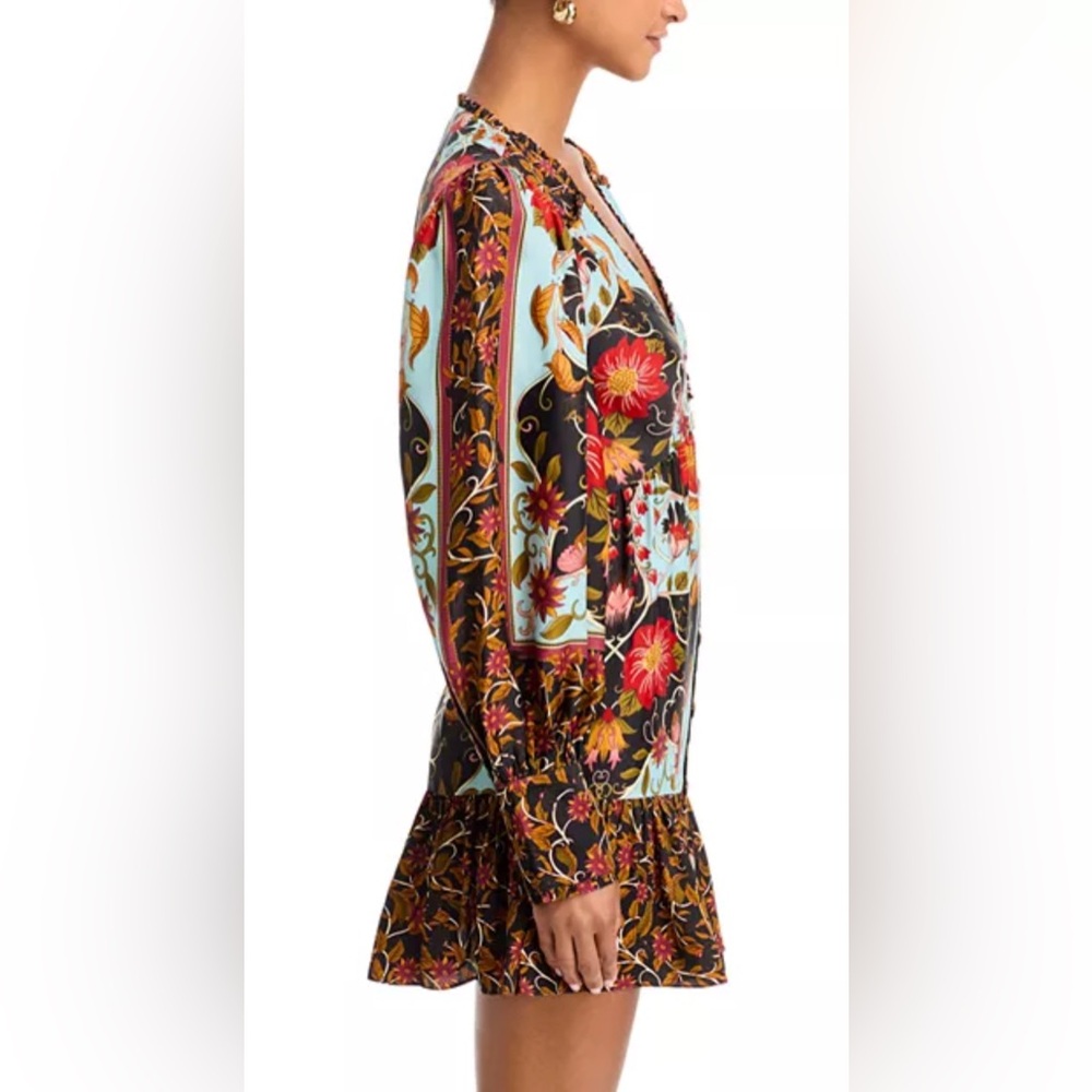 FARM Rio Colorful Floral Button-Down Dress - Picture 4 of 8